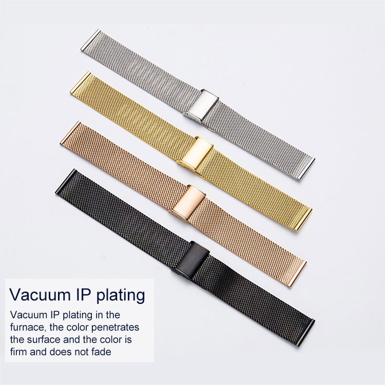 18mm 304 Stainless Steel Single Buckle Watch Band(Silver) by buy2fix