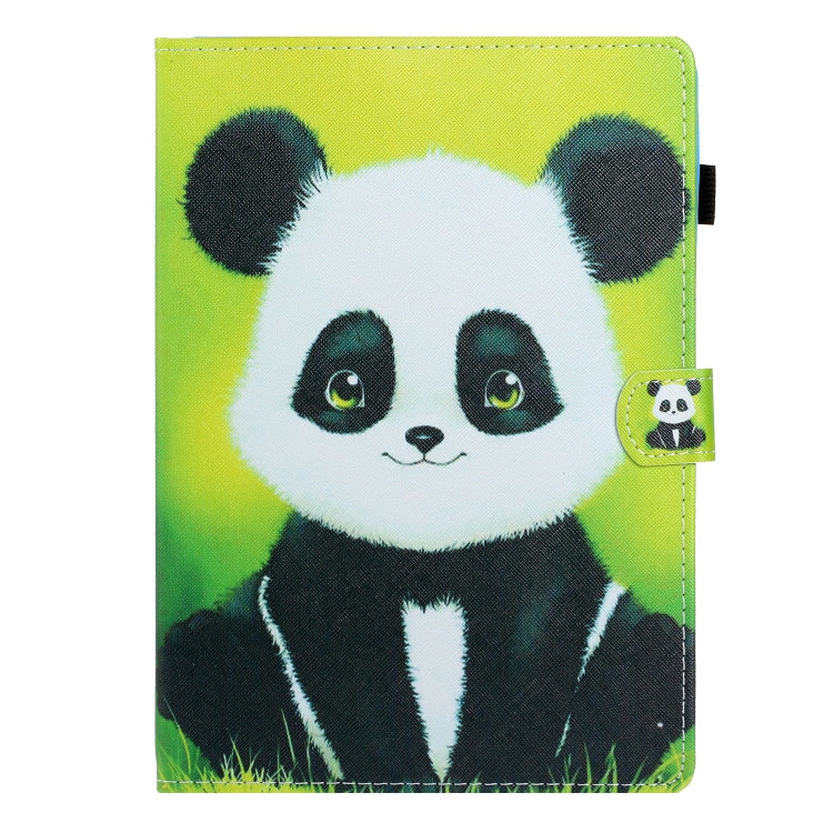 For iPad Air / Air 2 / iPad 9.7 Colored Drawing Horizontal Flip PU Leather Case with Holder & Card Slot & Sleep / Wake-up Function(Panda) - More iPad Cases by buy2fix | Online Shopping UK | buy2fix