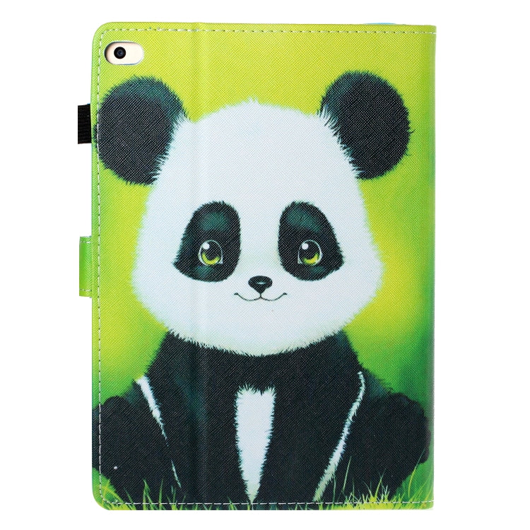 For iPad Air / Air 2 / iPad 9.7 Colored Drawing Horizontal Flip PU Leather Case with Holder & Card Slot & Sleep / Wake-up Function(Panda) - More iPad Cases by buy2fix | Online Shopping UK | buy2fix