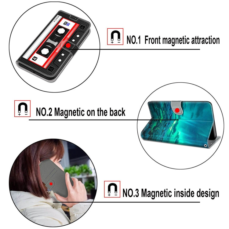 Voltage Coloured Drawing Magnetic Clasp Horizontal Flip PU Leather Case with Holder & Card Slots For Xiaomi Redmi 10(C18 Wood Board Panda) - Xiaomi Cases by buy2fix | Online Shopping UK | buy2fix