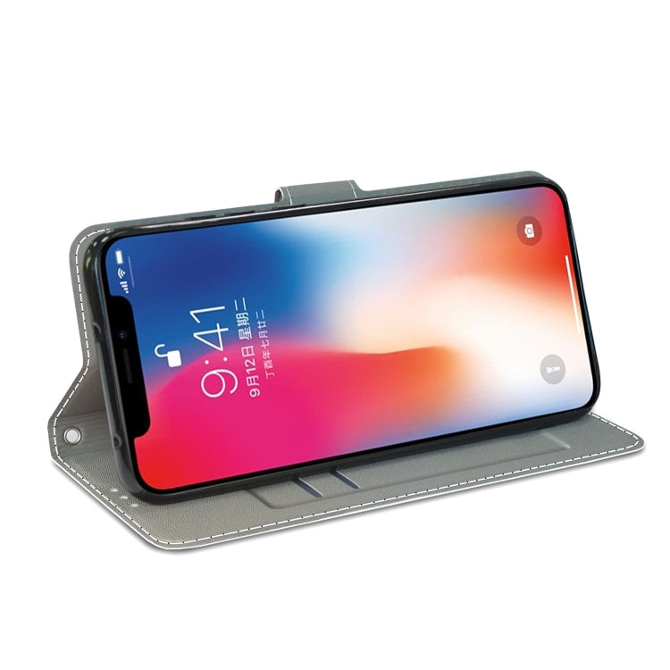Voltage Coloured Drawing Magnetic Clasp Horizontal Flip PU Leather Case with Holder & Card Slots For Samsung Galaxy A22 5G(C09 Hug Flower) by buy2fix