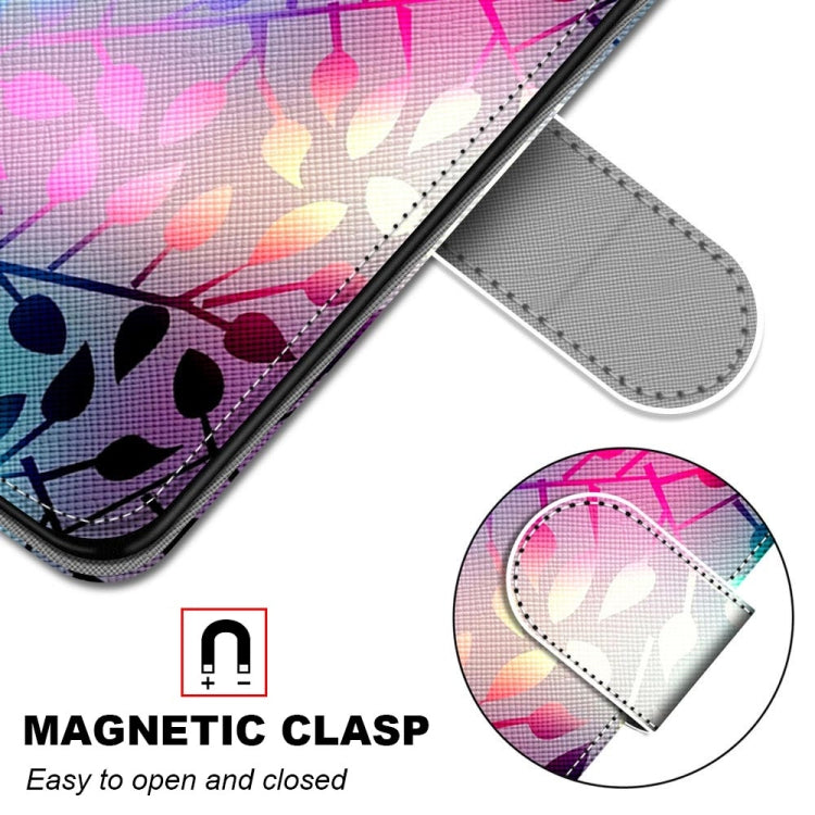 For Huawei P50 Coloured Drawing Cross Texture Horizontal Flip PU Leather Case with Holder & Card Slots & Wallet & Lanyard(Translucent Glass) - Huawei Cases by buy2fix | Online Shopping UK | buy2fix