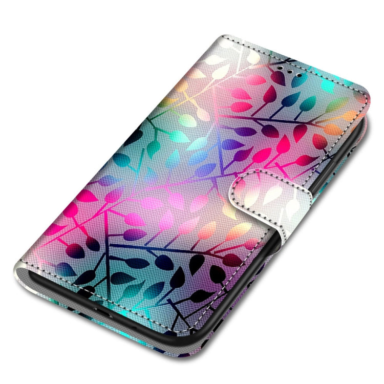 For Samsung Galaxy A22 5G Coloured Drawing Cross Texture Horizontal Flip PU Leather Case with Holder & Card Slots & Wallet & Lanyard(Translucent Glass) by buy2fix