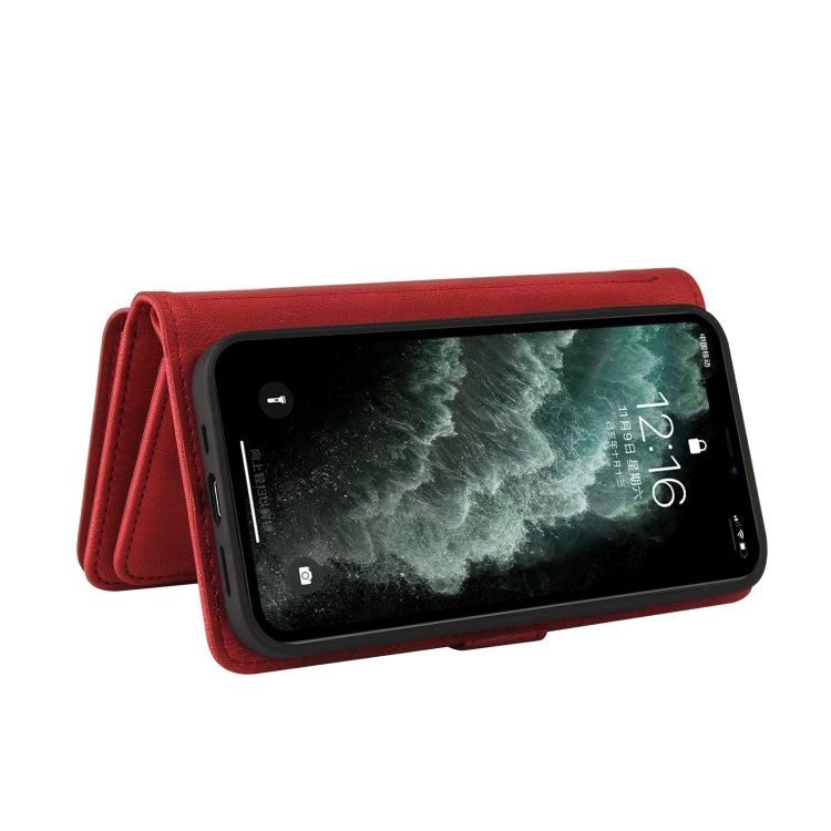 Skin Feel PU + TPU Horizontal Flip Leather Case with Holder & 15 Cards Slot & Wallet & Zipper Pocket & Lanyard For iPhone 11 Pro Max(Red) - iPhone 11 Pro Max Cases by buy2fix | Online Shopping UK | buy2fix