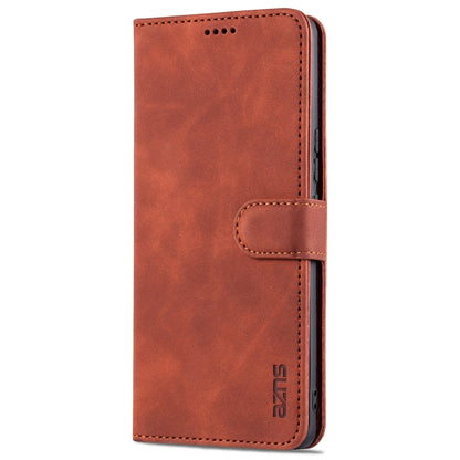 For Honor V40 AZNS Skin Feel Calf Texture Horizontal Flip Leather Case with Card Slots & Holder & Wallet(Brown) - Honor Cases by AZNS | Online Shopping UK | buy2fix