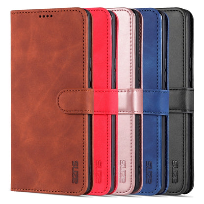 For Honor V40 AZNS Skin Feel Calf Texture Horizontal Flip Leather Case with Card Slots & Holder & Wallet(Brown) - Honor Cases by AZNS | Online Shopping UK | buy2fix
