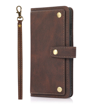 For Samsung Galaxy A52 5G / 4G PU + TPU Horizontal Flip Leather Case with Holder & Card Slot & Wallet & Lanyard(Brown) by buy2fix