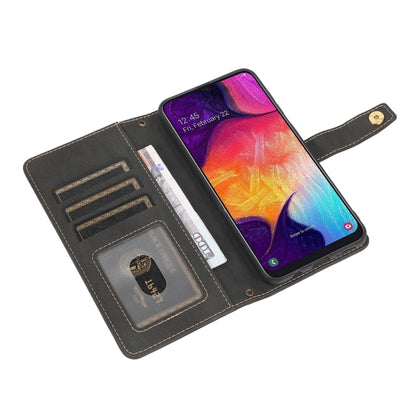 For Samsung Galaxy A50 / A30s / A50s PU + TPU Horizontal Flip Leather Case with Holder & Card Slot & Wallet & Lanyard(Black) by buy2fix