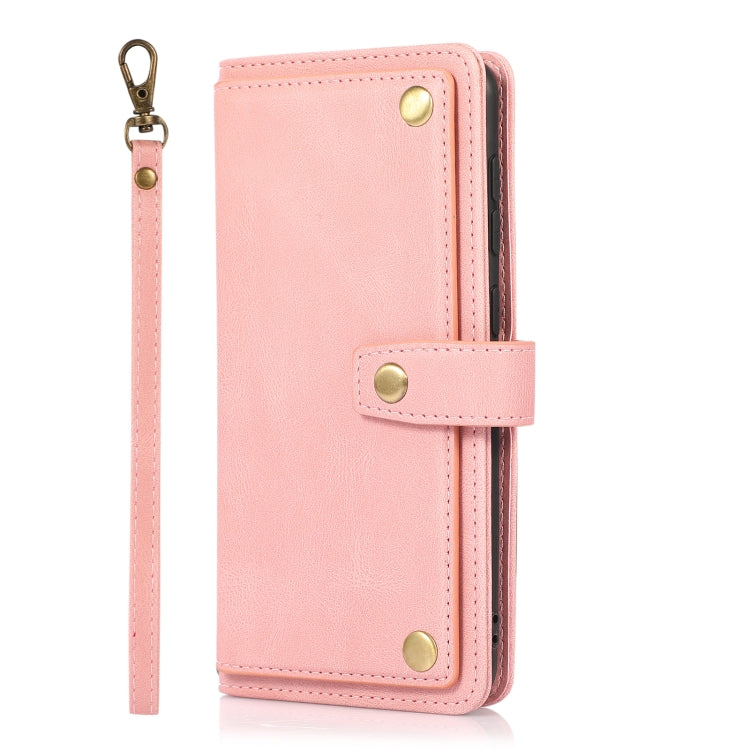 For Samsung Galaxy A50 / A30s / A50s PU + TPU Horizontal Flip Leather Case with Holder & Card Slot & Wallet & Lanyard(Pink) by buy2fix
