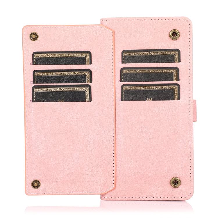 For Samsung Galaxy A50 / A30s / A50s PU + TPU Horizontal Flip Leather Case with Holder & Card Slot & Wallet & Lanyard(Pink) by buy2fix