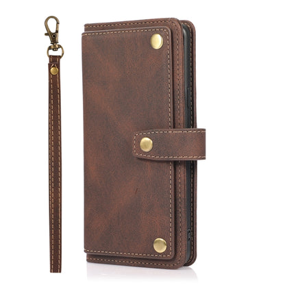 For Samsung Galaxy S9+ PU + TPU Horizontal Flip Leather Case with Holder & Card Slot & Wallet & Lanyard(Brown) by buy2fix