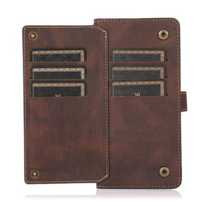 For Samsung Galaxy S9+ PU + TPU Horizontal Flip Leather Case with Holder & Card Slot & Wallet & Lanyard(Brown) by buy2fix