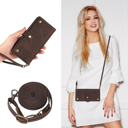 For Samsung Galaxy S9+ PU + TPU Horizontal Flip Leather Case with Holder & Card Slot & Wallet & Lanyard(Brown) by buy2fix