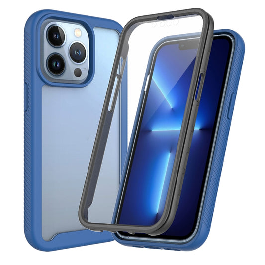 For iPhone 13 Pro Starry Sky Solid Color Series Shockproof PC + TPU Case with PET Film (Royal Blue) - iPhone 13 Pro Cases by buy2fix | Online Shopping UK | buy2fix