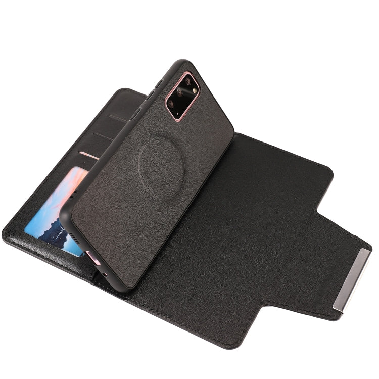For Samsung Galaxy S20 Ultra-thin Separable Magnetic Horizontal Flip Leather Case with Card Slot & Wallet(Black) by buy2fix