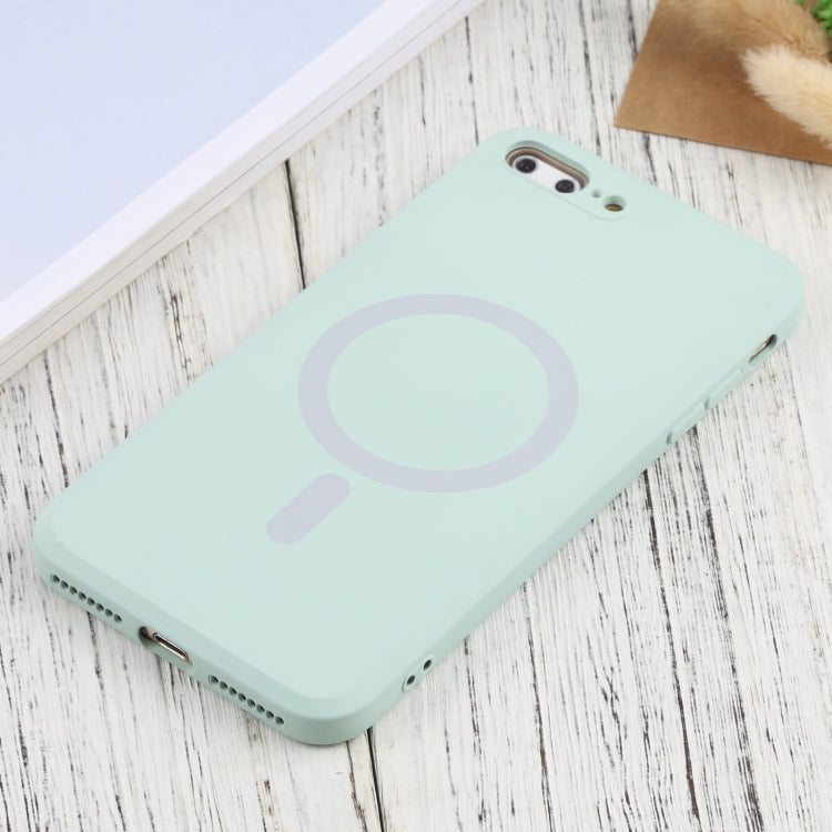 Silicone Full Coverage Shockproof Magsafe Case For iPhone 7 Plus / 8 Plus(Baby Blue) by buy2fix