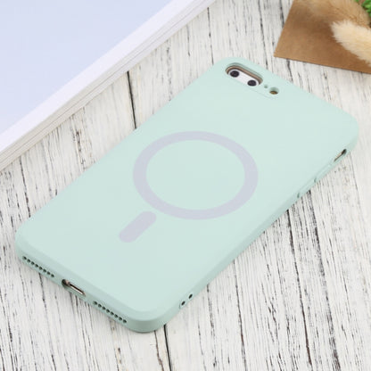 Silicone Full Coverage Shockproof Magsafe Case For iPhone 7 Plus / 8 Plus(Baby Blue) by buy2fix
