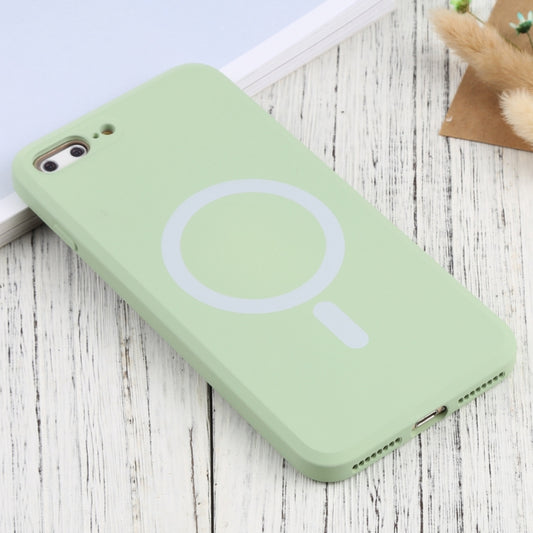 Silicone Full Coverage Shockproof Magsafe Case For iPhone 7 Plus / 8 Plus(Green) by buy2fix
