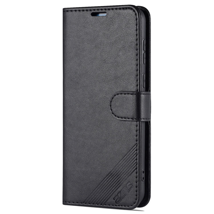 For Huawei P50 Pro AZNS Sheepskin Texture Horizontal Flip Leather Case with Holder & Card Slots & Wallet(Black) - Huawei Cases by AZNS | Online Shopping UK | buy2fix