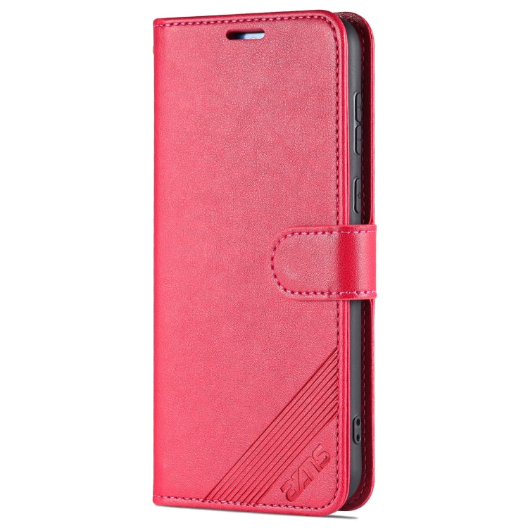 For Huawei P50 Pro AZNS Sheepskin Texture Horizontal Flip Leather Case with Holder & Card Slots & Wallet(Red) - Huawei Cases by AZNS | Online Shopping UK | buy2fix