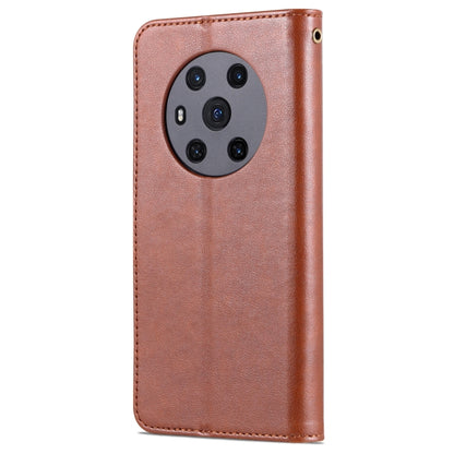 For Honor Magic3 AZNS Sheepskin Texture Horizontal Flip Leather Case with Holder & Card Slots & Wallet(Brown) - Honor Cases by AZNS | Online Shopping UK | buy2fix