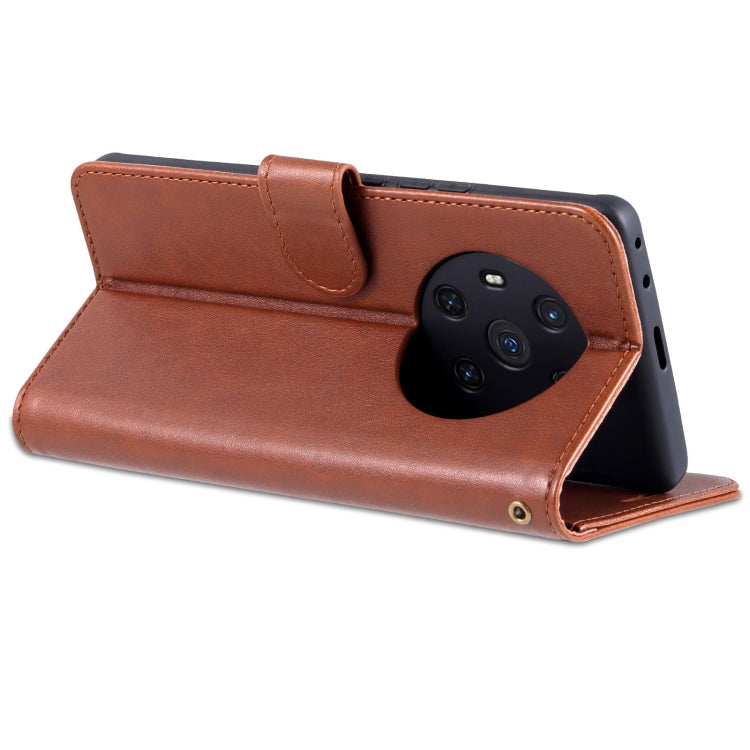For Honor Magic3 AZNS Sheepskin Texture Horizontal Flip Leather Case with Holder & Card Slots & Wallet(Brown) - Honor Cases by AZNS | Online Shopping UK | buy2fix