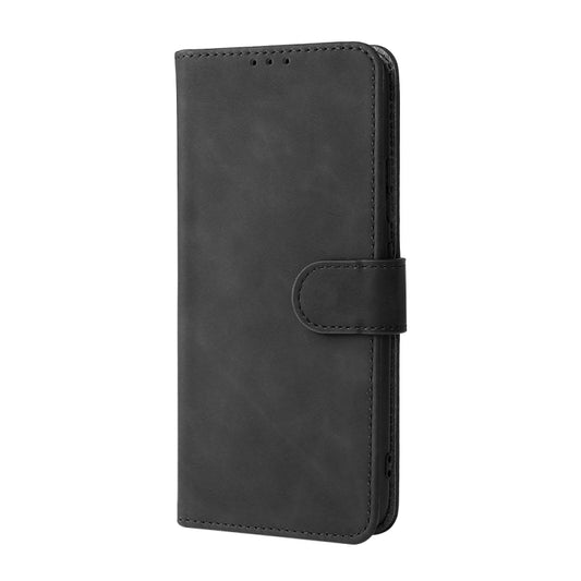For OPPO Realme C21Y Solid Color Skin Feel Magnetic Buckle Horizontal Flip Calf Texture PU Leather Case with Holder & Card Slots & Wallet(Black) by buy2fix