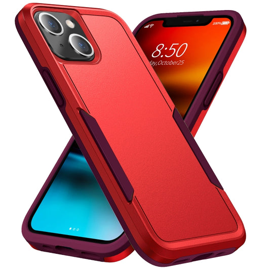 For iPhone 13 Pioneer Armor Heavy Duty Shockproof Phone Case(Red) - iPhone 13 Cases by buy2fix | Online Shopping UK | buy2fix