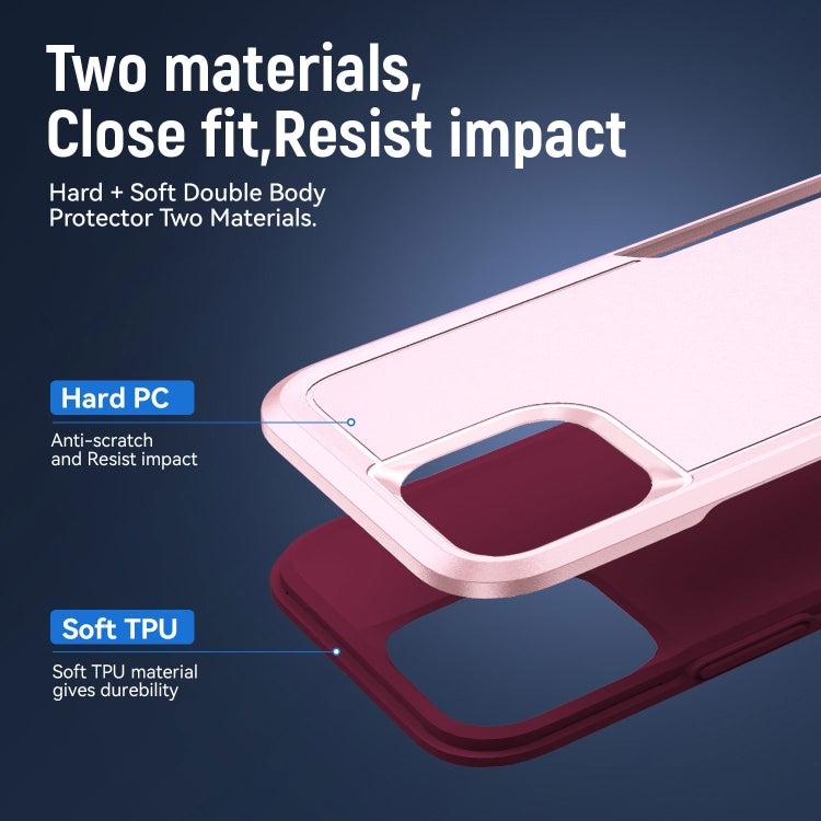 For iPhone 11 Pioneer Armor Heavy Duty Shockproof Phone Case (Pink) by buy2fix
