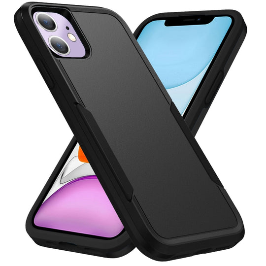 For iPhone 11 Pioneer Armor Heavy Duty Shockproof Phone Case (Black)