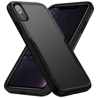 For iPhone X / XS Pioneer Armor Heavy Duty Shockproof Phone Case(Black) by buy2fix