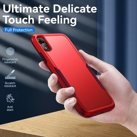 For iPhone XR Pioneer Armor Heavy Duty Shockproof Phone Case(Red) by buy2fix