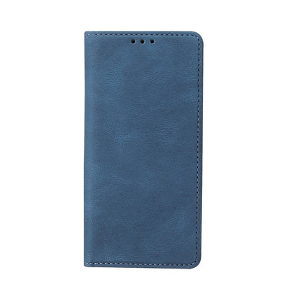 For Samsung Galaxy A40 Simple Suction Closure Horizontal Flip Leather Case with Holder & Card Slot & Wallet(Blue) - Galaxy Phone Cases by buy2fix | Online Shopping UK | buy2fix