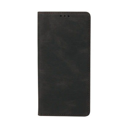 For Samsung Galaxy A52 5G / 4G Simple Suction Closure Horizontal Flip Leather Case with Holder & Card Slot & Wallet(Black) by buy2fix