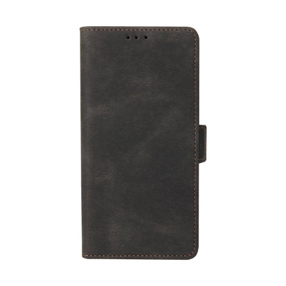 For Samsung Galaxy Note10 Simple Suction Closure Horizontal Flip Leather Case with Holder & Card Slot & Wallet(Black) by buy2fix