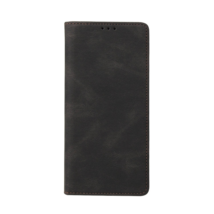 For Samsung Galaxy S20 Ultra Simple Suction Closure Horizontal Flip Leather Case with Holder & Card Slot & Wallet(Black) by buy2fix