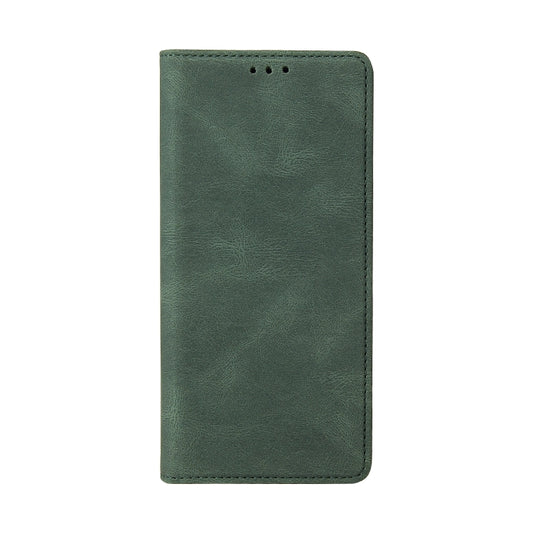 For Xiaomi Redmi Note 8T Simple Suction Closure Horizontal Flip Leather Case with Holder & Card Slot & Wallet(Green) by buy2fix