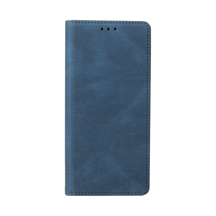 For Xiaomi Redmi Note 8 Simple Suction Closure Horizontal Flip Leather Case with Holder & Card Slot & Wallet(Blue) - Xiaomi Cases by buy2fix | Online Shopping UK | buy2fix