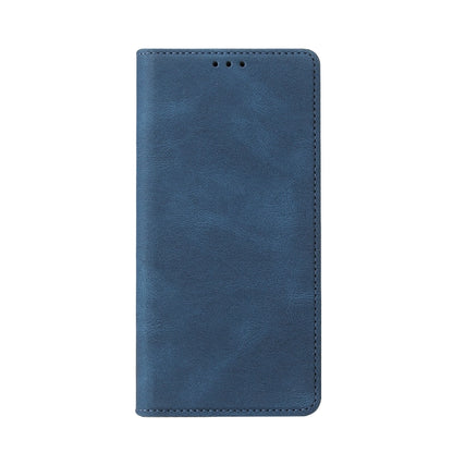 For Xiaomi Redmi Note 8 Pro Simple Suction Closure Horizontal Flip Leather Case with Holder & Card Slot & Wallet(Blue) by buy2fix