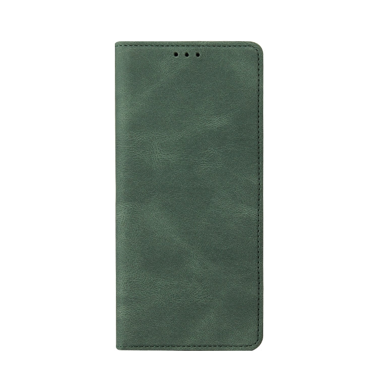 For Xiaomi Mi 10T Lite 5G Simple Suction Closure Horizontal Flip Leather Case with Holder & Card Slot & Wallet(Green) - Xiaomi Cases by buy2fix | Online Shopping UK | buy2fix