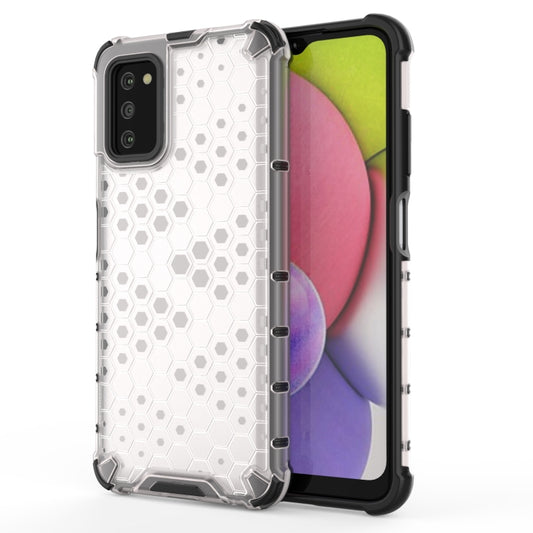 For Samsung Galaxy A03s 164mm Shockproof Honeycomb PC + TPU Case(White) by buy2fix
