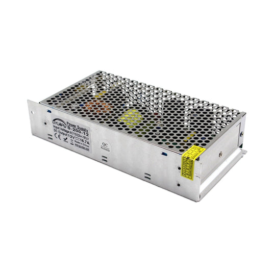 S-200-12 DC12V 16.7A 200W LED Regulated Switching Power Supply, Size: 199 x 98 x 42mm by buy2fix