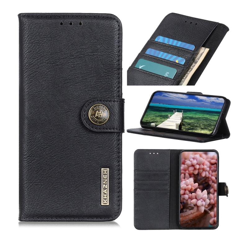 For Xiaomi Mi 11T / 11T Pro KHAZNEH Cowhide Texture Horizontal Flip Leather Case with Holder & Card Slots & Wallet(Black) - Xiaomi Cases by buy2fix | Online Shopping UK | buy2fix