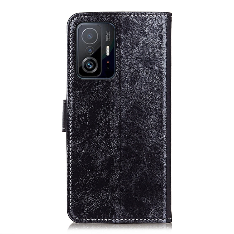 For Xiaomi Mi 11T / 11T Pro Retro Crazy Horse Texture Horizontal Flip Leather Case with Holder & Card Slots & Photo Frame & Wallet(Black) - Xiaomi Cases by buy2fix | Online Shopping UK | buy2fix