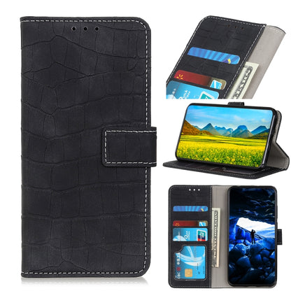 For Xiaomi Mi 11T / 11T Pro Crocodile Texture Horizontal Flip Leather Case with Holder & Card Slots & Wallet(Black) - Xiaomi Cases by buy2fix | Online Shopping UK | buy2fix