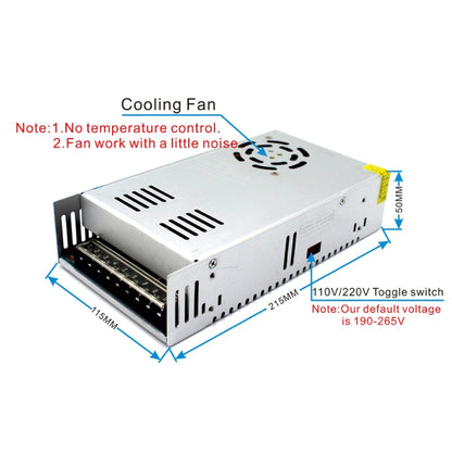 S-350-24 DC24V 14.5A 350W Light Bar Regulated Switching Power Supply LED Transformer, Size: 215 x 115 x 50mm - Power Supplies by buy2fix | Online Shopping UK | buy2fix