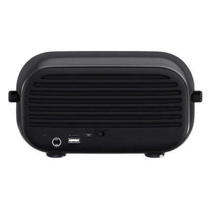 New Rixing NR-3000M Bluetooth 5.0 Portable Karaoke Wireless Bluetooth Speaker with Microphone & Shoulder Strap(Black) - Desktop Speaker by NewRixing | Online Shopping UK | buy2fix