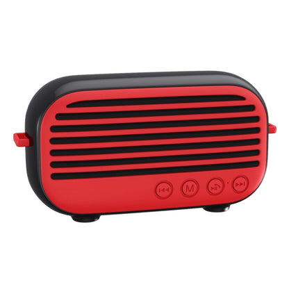 New Rixing NR-3000M Bluetooth 5.0 Portable Karaoke Wireless Bluetooth Speaker with Microphone & Shoulder Strap(Red) - Desktop Speaker by NewRixing | Online Shopping UK | buy2fix