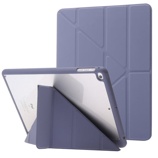 Deformation Acrylic Smart Leather Tablet Case For iPad 9.7 2017 / 2018 / Air / Air 2 / Pro 9.7(Lavender Grey) - iPad 9.7 (2018) & (2017) Cases by buy2fix | Online Shopping UK | buy2fix