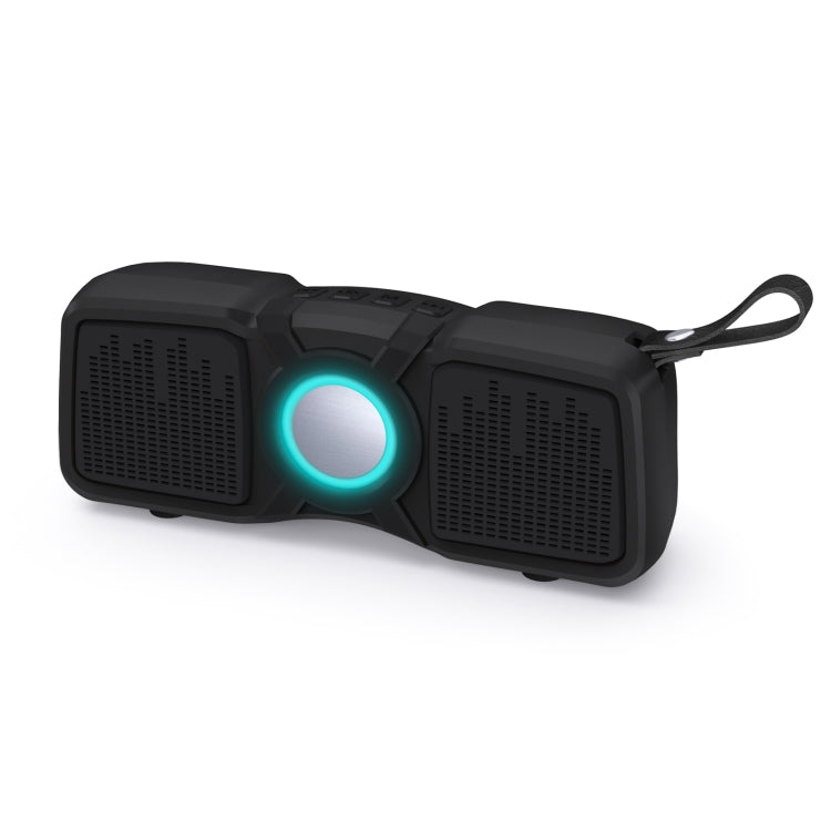 New Rixing NR-9011 Bluetooth 5.0 Portable Outdoor Wireless Bluetooth Speaker(Black) - Desktop Speaker by NewRixing | Online Shopping UK | buy2fix